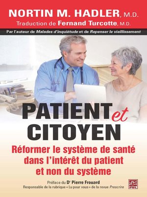 cover image of Patient et citoyen